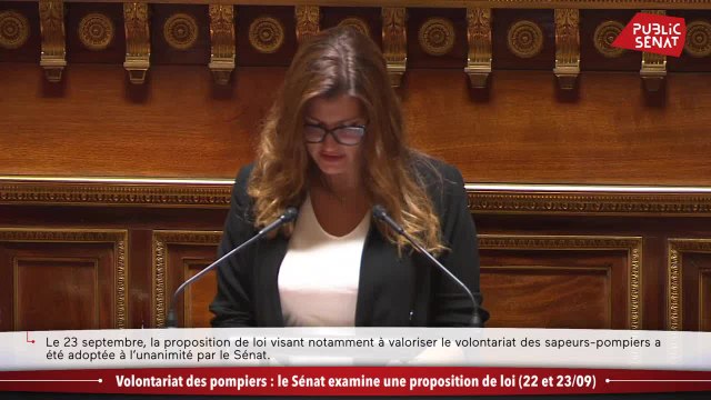 Une proposition de loi pour mieux valoriser les sapeurs-pompiers volontaires - En Séance au Sénat (27/09/2021)