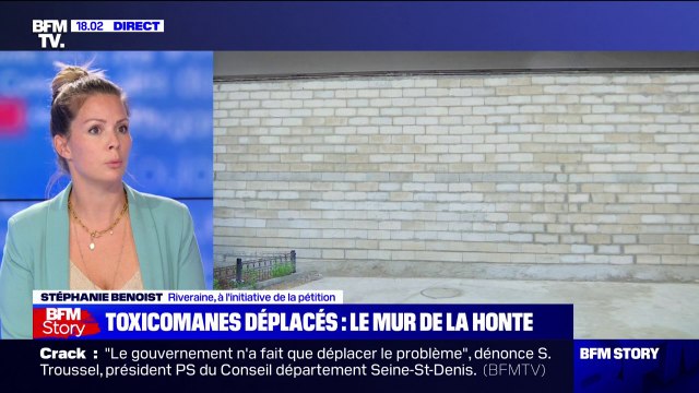 Crack à Paris: une habitante de la porte de la Villette demande la prise en charge sanitaire et sociale de ces individus