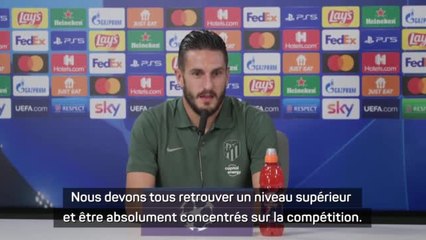 Groupe B - Koke : "Je ne suis donc pas du tout inquiet pour Antoine"