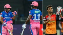 IPL 2021: SRH VS RR - Sunrisers Target 165 | Oneindia telugu