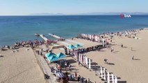 Ayvalık'ta Açık Su Yüzme Şampiyonası heyecanı