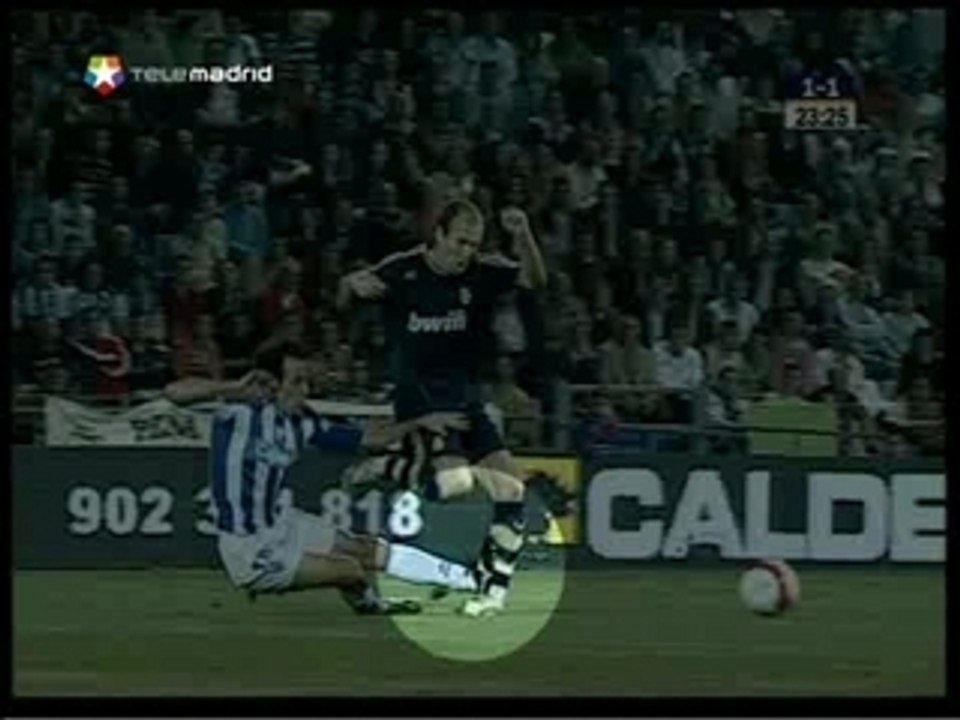 Entrada de Quique Alvarez a Robben
