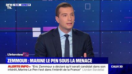 Jordan Bardella: "Éric Zemmour met des mots sur les problèmes des Français, nous y mettons des solutions"