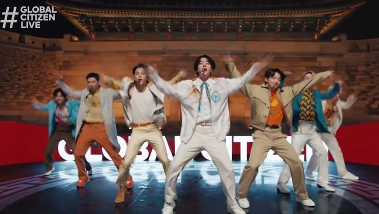 BTS Bring the Energy to Global Citizen Live & Joins Coldplay Virtually
