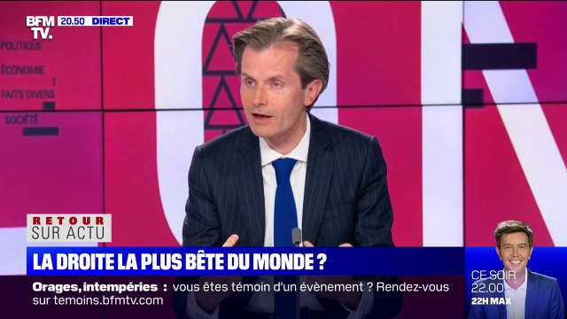 Guillaume Larrivé estime qu'Éric Zemmour est une sorte d'accélérateur de la destruction de la paix civile