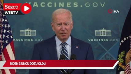 ABD Başkanı Biden 3’üncü doz Covid-19 aşısını oldu