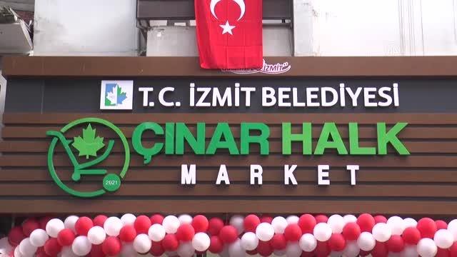 CHP Grup Başkanvekili Özel, İzmit'te Çınar Halk Market'in açılışına katıldı