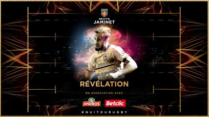 Melvyn Jaminet remporte le trophée de Révélation de l'année ! - Nuit du Rugby