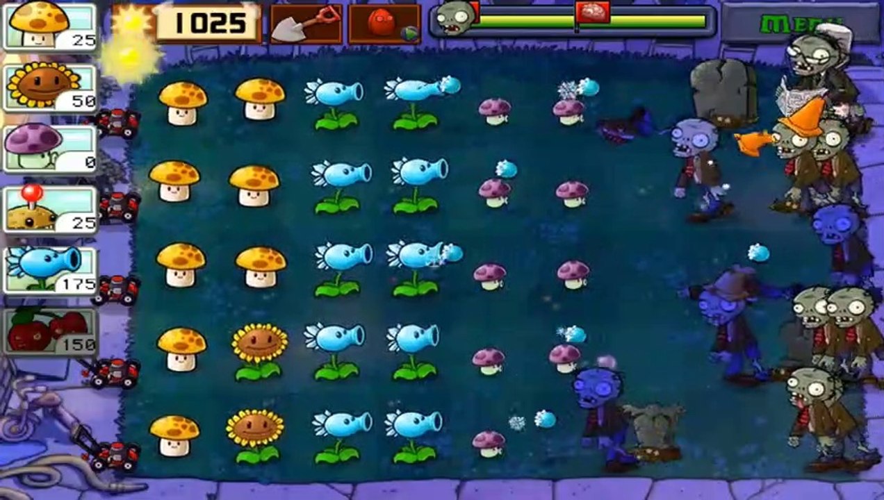 Plants vs. Zombies- Gameplay Walkthrough Part 4 (LEVEL 2.1 - 2.2 COMPLETED)