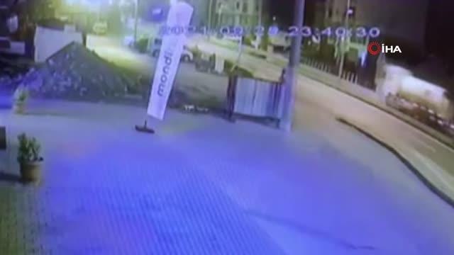 1 kişinin öldüğü, 2 kişinin yaralandığı kazanın görüntüleri ortaya çıktı