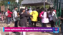 Inicia la aplicación de la segunda dosis a centennials de Morelia