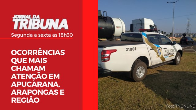 OCORRÊNCIAS QUE MAIS CHAMAM ATENÇÃO EM APUCARANA, ARAPONGAS E REGIÃO