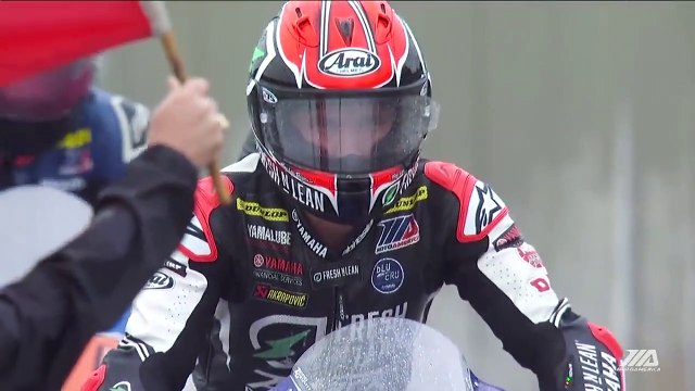 INSANE Motorcycle Race In The Rain! MotoAmerica HONOS Superbike Race 1 Highlights 2021