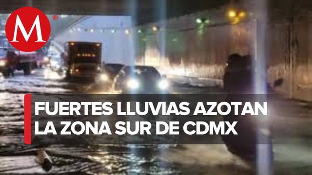 Intensas lluvias provocan inundaciones en CdMx
