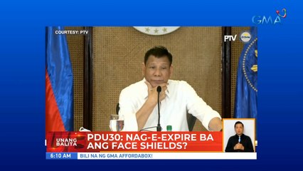 PDU30: Nag-e-expire ba ang face shields? | UB