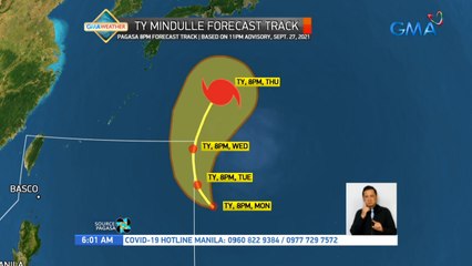 Weather update as of 6:01 a.m. (September 28, 2021) | UB