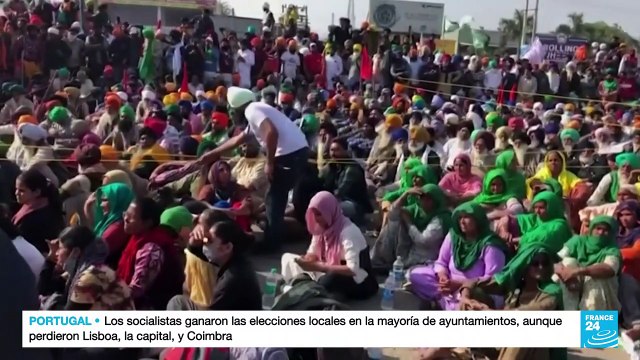 Campesinos de India salieron a las calles para protestar contra las leyes agrícolas
