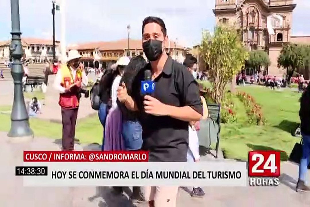 Turistas extranjeros y nacionales visitan Cusco en el Día Internacional del Turismo