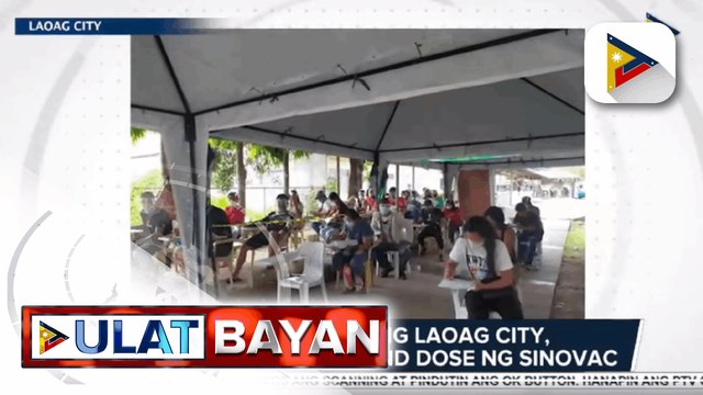 1-k residente ng Laoag City, nabakunahan ng 2nd dose ng Sinovac ; Mga residente ng Romblon na hindi bakunado vs. COVID-19, pinagbawalang lumabas; DSWD Caraga, nagtayo ng quarantine facility para sa tribong Manobo at Banwaon sa San Luis, Agusan del Sur