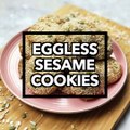 Eggless Sesame Cookies Recipe | Home Made Eggless Sesame Cookies Recipe | Sesame Seeds Cookies | Eggless White Sesame Cookies Recipe | Sesame Cookies Italian