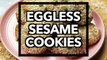 Eggless Sesame Cookies Recipe | Home Made Eggless Sesame Cookies Recipe | Sesame Seeds Cookies | Eggless White Sesame Cookies Recipe | Sesame Cookies Italian