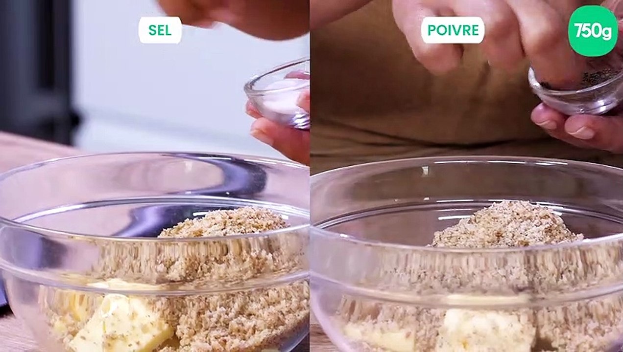 Noix de Saint-Jacques en croûte de noix