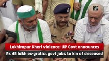 Lakhimpur Kheri violence: UP Govt announces Rs 45 lakh ex-gratia, govt jobs to kin of deceased