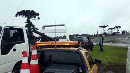 Mais um acidente é registrado em frente do Núcleo Industrial do Cataratas