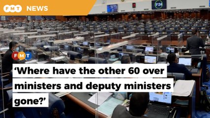 Govt bench virtually empty during Anwar’s speech