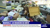 Les éboueurs en grève à marseille, les poubelles débordent dans 10 arrondissements