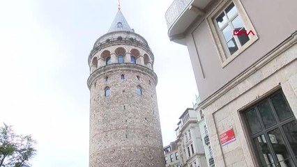 GALATA KULESİ ÖNÜNDEKİ KGYS DİREĞİNE 'FOTOĞRAF' DÜZENLEMESİ