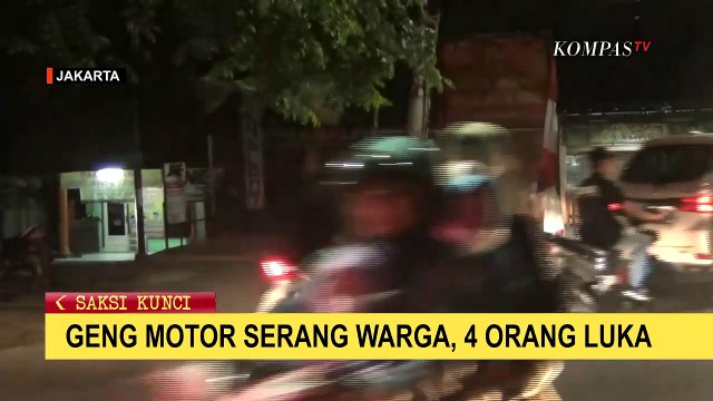 Kejam! 4 Orang Terluka Akibat Serangan Geng Motor