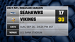 Seahawks @ Vikings Game Recap for SUN, SEP 26 - 04:25 PM EST