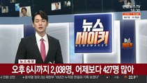 [속보] 오후 6시까지 2,038명 확진…어제보다 427명 많아