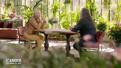 Paulette lors de son speed-dating avec Dan dans "L'amour est dans le pré", sur M6