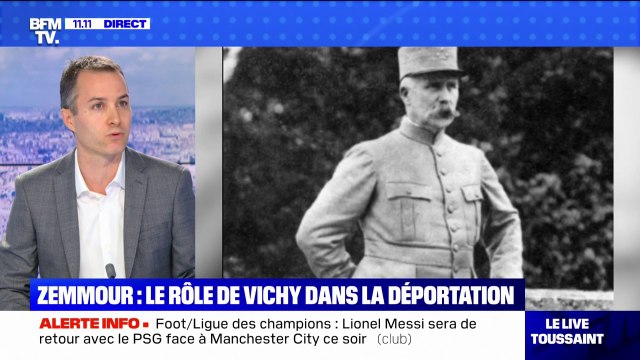 Propos d'Éric Zemmour sur le régime de Vichy: pour l'historien Laurent Joly, c'est une totale fake news