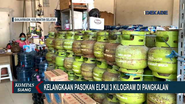 Pasokan Gas Elpiji 3 Kilogram di Banjarmasin Alami Kelangkaan