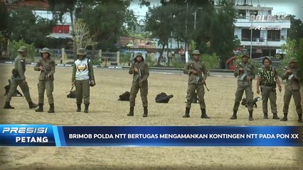 Peningkatan Kemampuan Ketangkasan Lapangan Brimob Polda NTT