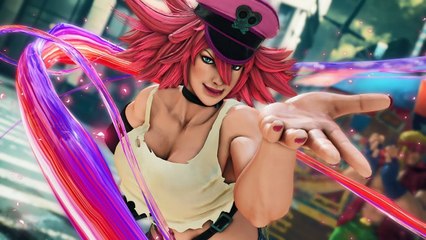 Primer gameplay y presentación de Poison en Street Fighter V
