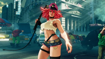 Primer gameplay y presentación de Poison en Street Fighter V