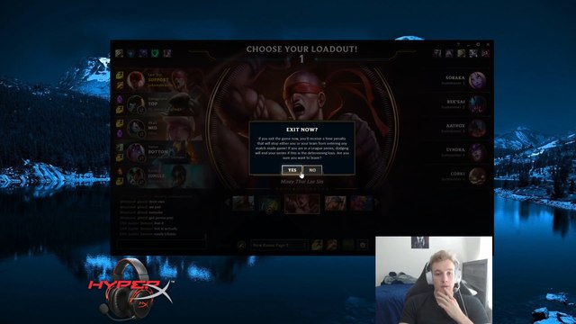 LoL: Así se entera en directo un profesional de que su equipo ficha un recambio
