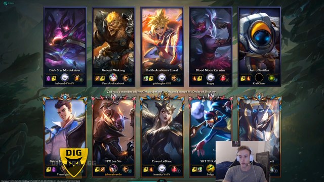 LoL: Así se entera en directo un profesional de que su equipo ficha un recambio