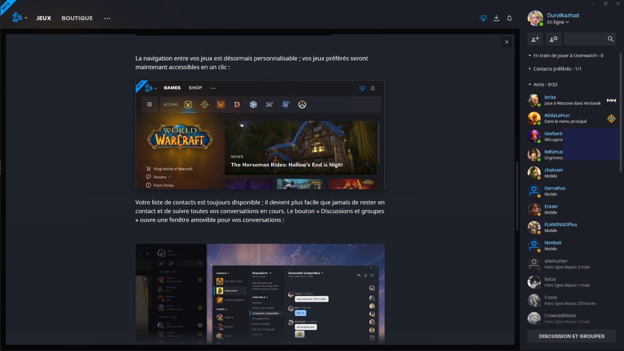 Blizzard realiza una gran actualización de Battle.net con nuevas características
