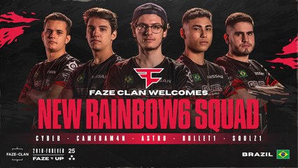 Brasileirão Rainbow Six: Faze Clan termina segunda semana na liderança