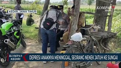Depresi Akibat Anaknya Meninggal, Seorang Nenek Terjatuh Ke Sungai Brantas