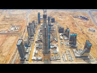 مصر تحتفل بالانتهاء من الأعمال الخرسانية للبرج الأيقوني