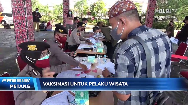 Polda Kalbar Gelar Vaksinasi Gandeng Pelaku Pariwisata
