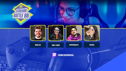 Banco do Brasil anuncia concurso Stream Battle BB para revelação de novos streamers