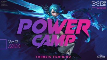 TFT: Terceira edição do torneio feminino Power Camp começa nesta sexta (13)