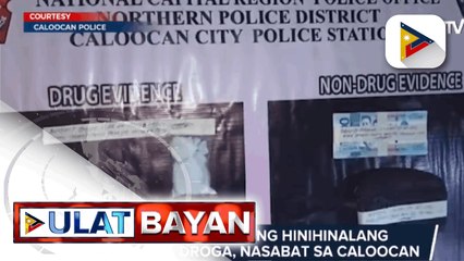 P680-K halaga ng hinihinalang iligal na droga, nasabat sa Caloocan